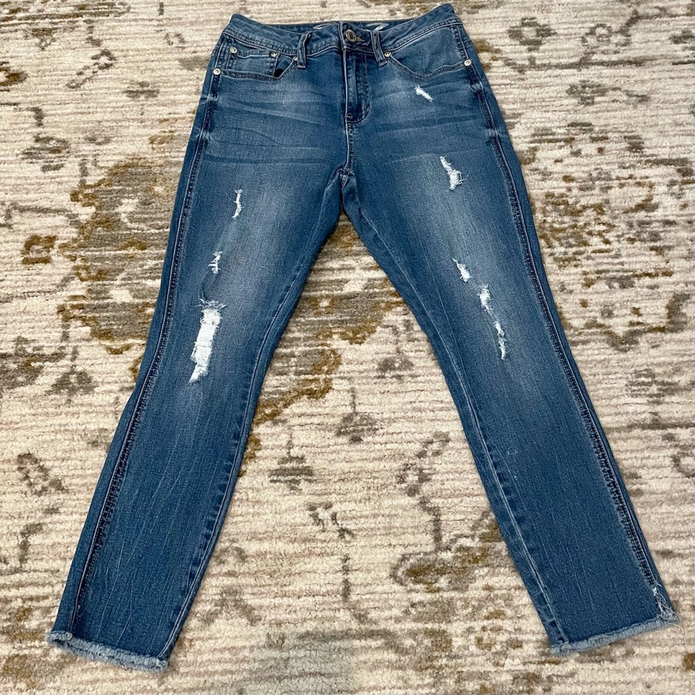 Seven 7 - Distressed Skinny Jeans